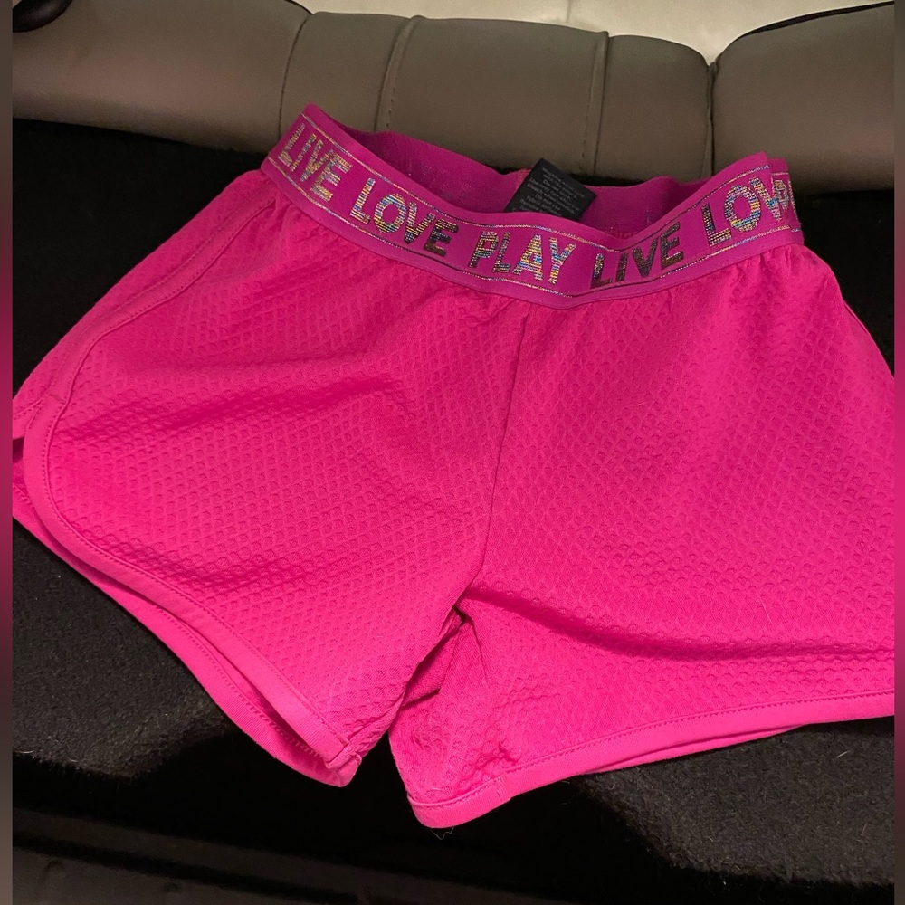 Champion girls pink shorts